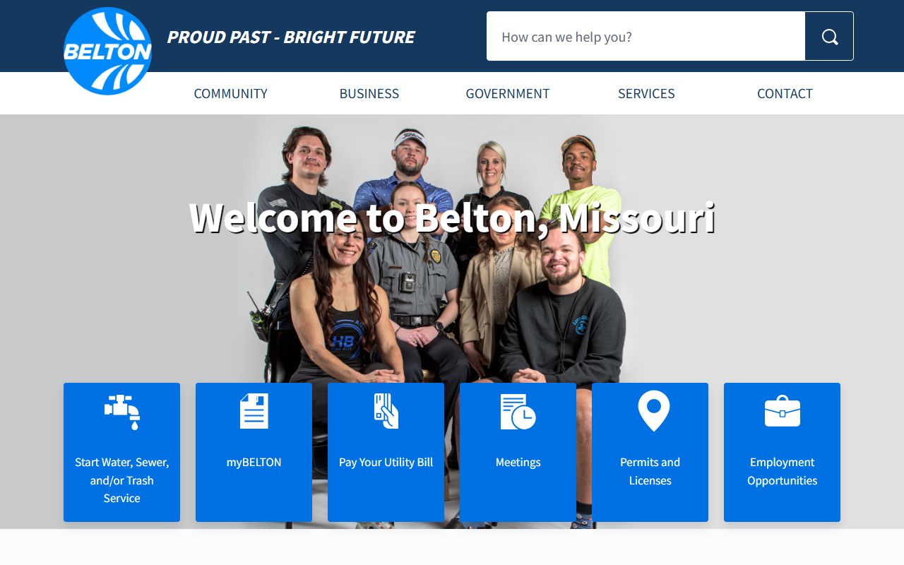 Belton White Pages city government official website