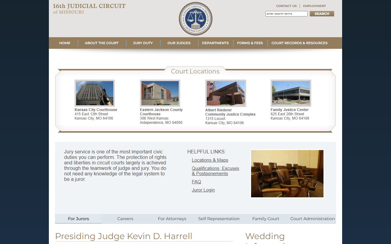 Jackson County White Pages 16th Circuit Court records search