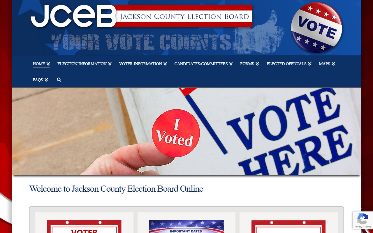 Jackson County White Pages election board voter registration