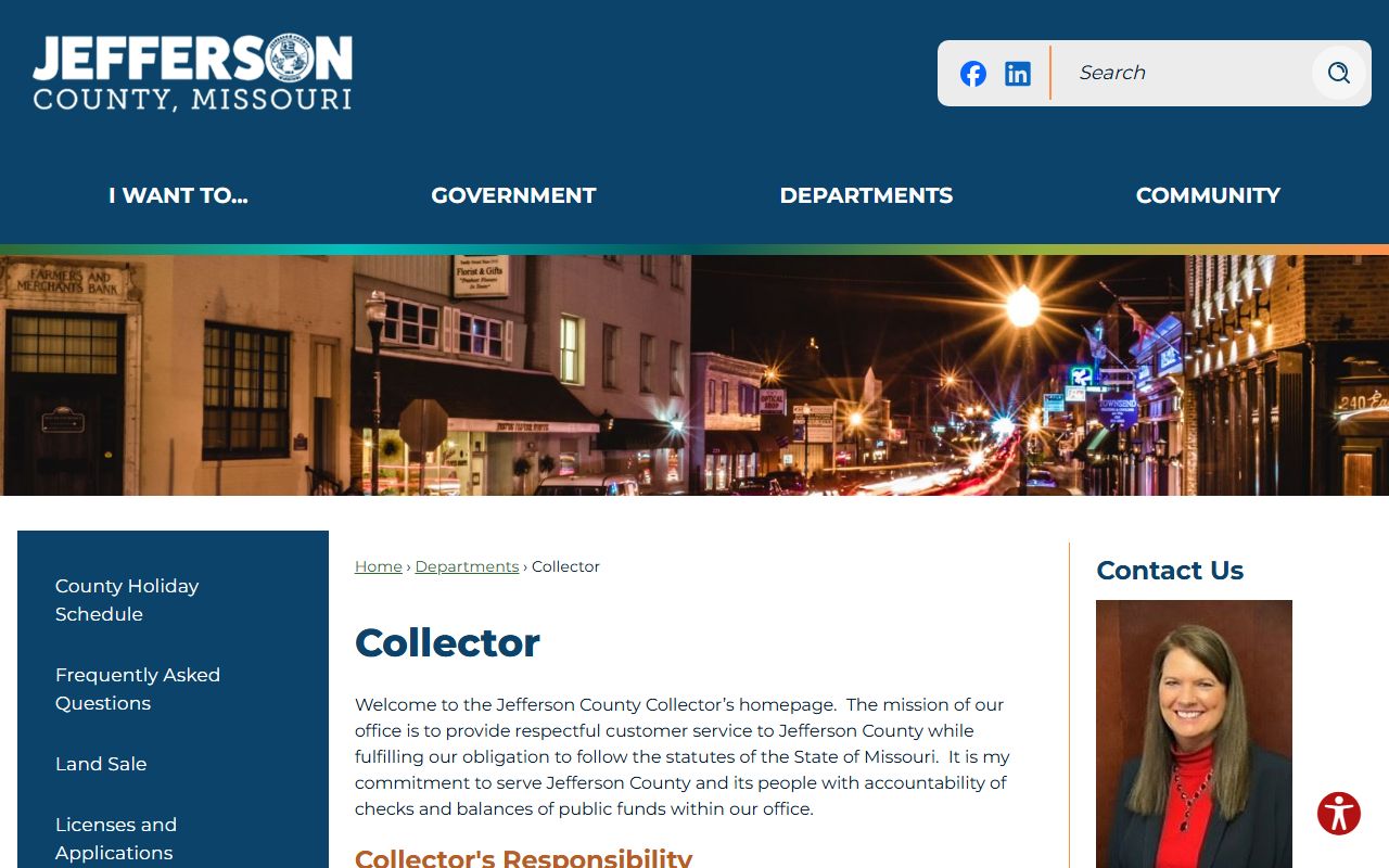 Jefferson County White Pages tax collector office