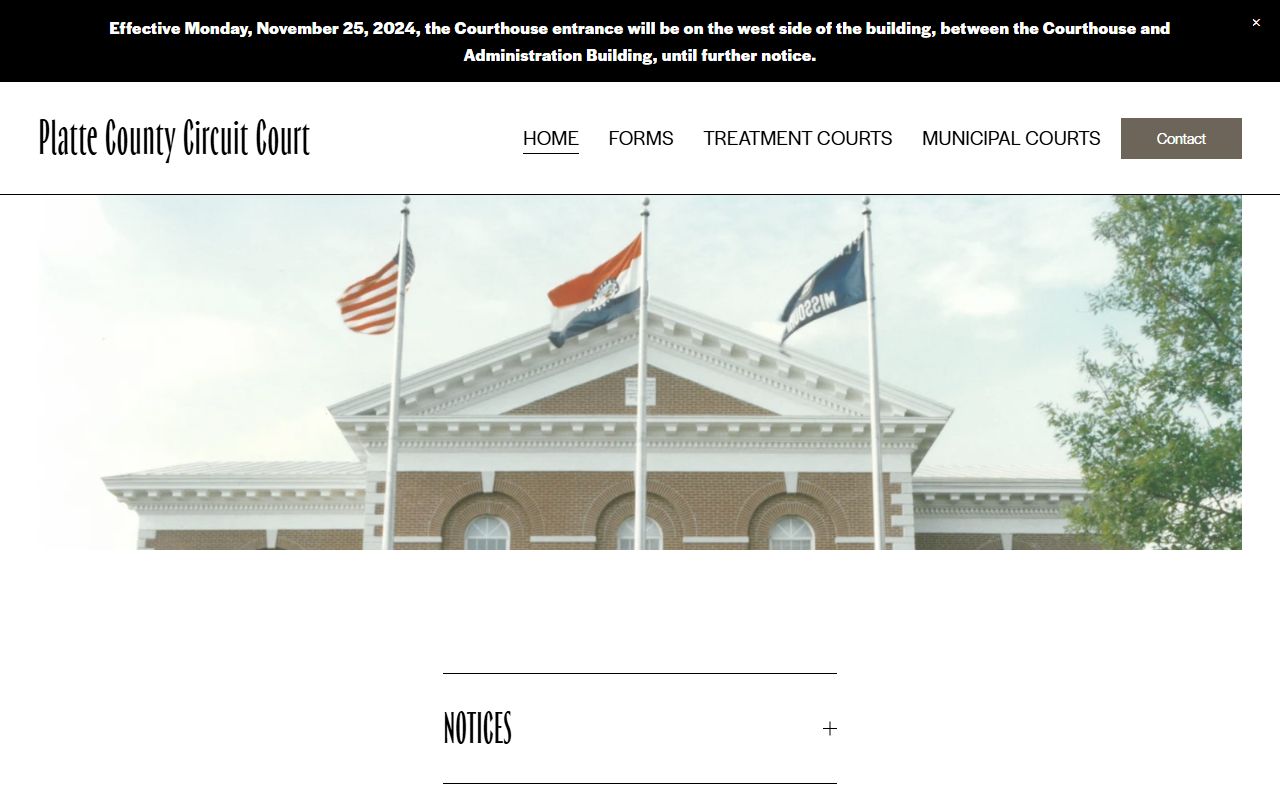 Platte County White Pages circuit court website